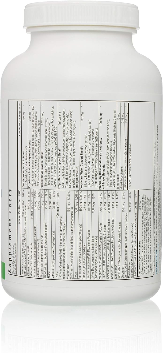 Seeking Health Optimal Multivitamin Plus, Active B Vitamins and L-5-MTHF, Riboflavin, B6, Bioavailable Folate and B12, CoQ10, Methylation Support, Vegetarian (240 Capsules) : Health & Household
