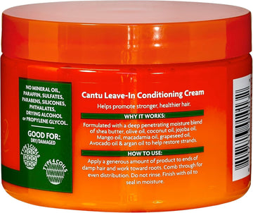 Cantu Natural Leave-In Conditioning Cream 340G