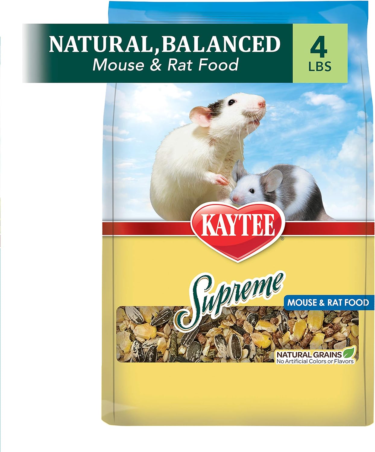 Kaytee Supreme Pet Mouse And Rat Food, 4 Lb
