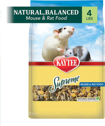 Kaytee Supreme Pet Mouse And Rat Food, 4 Lb