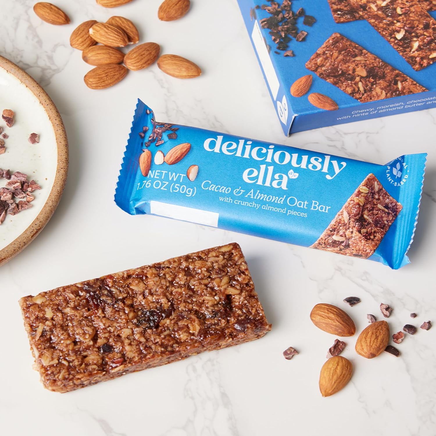 Deliciously Ella Cacao & Almond Oat Bars, 3 x 50g : Amazon.co.uk: Grocery