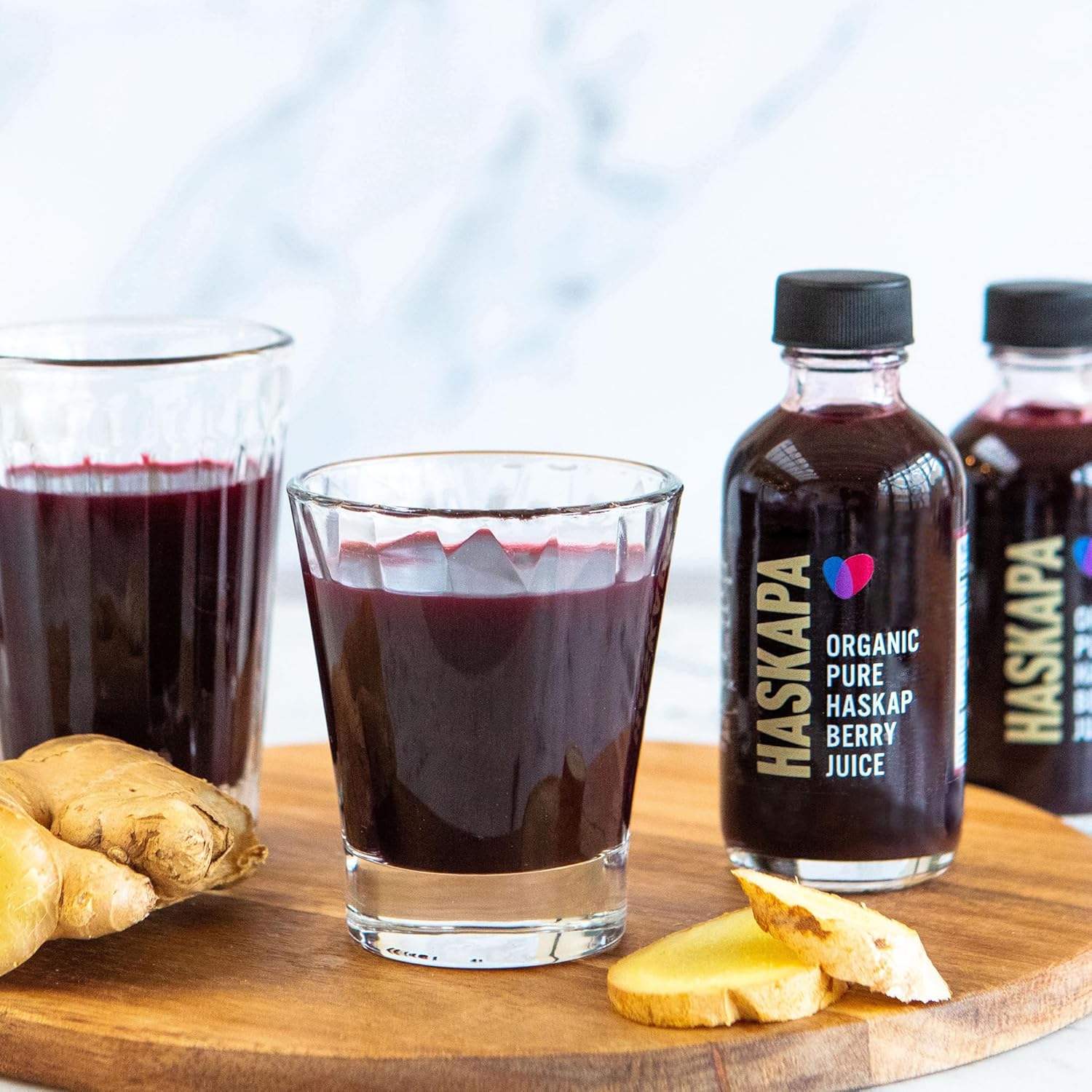 Haskapa Organic Berry Juice Shots | 100% Natural Haskap Berries | Vegan Superfood | Healthy Fruit Juice Drink, Snack or Smoothie | 6 x 60ml Recyclable Glass Bottles : Amazon.co.uk: Grocery