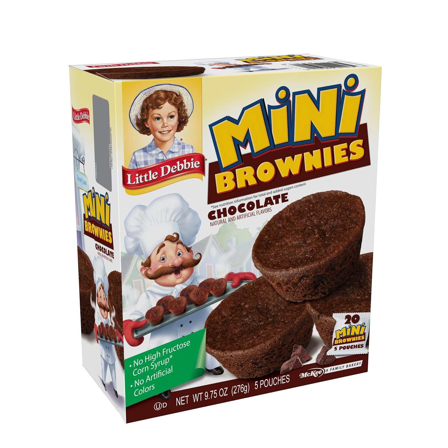 Little Debbie Mini Brownies, 40-1.9 OZ Pouches (8 Boxes) : Grocery & Gourmet Food