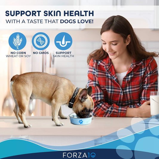 Forza10 Legend Sensitive Skin Dog Food, Grain Free Dry Dog Food For Sensitive Skin With Curative Herbs, Wild Caught Anchovy Flavor Allergy Dog Food, For Adult Dogs, Pack Of 1 (25 Pounds)