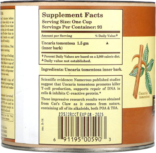 Whole World Botanicals Royal Cat'S Claw, 4.9 Oz (140 G) : Health & Household