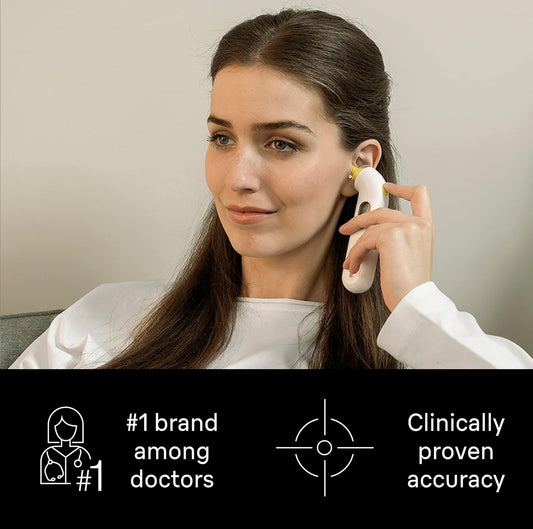 Braun Thermoscan 6 Ear Thermometer - Colour-Coded Digital Display - Exactemp Stability Indicator - Baby And Infant Friendly- #1 Brand Among Doctors-Packaging May Vary