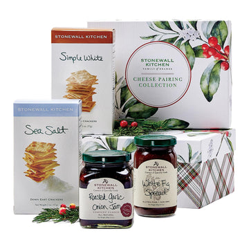 Stonewall Kitchen Winter 4 Piece Cheese Pairing Gift Set and Gift Box