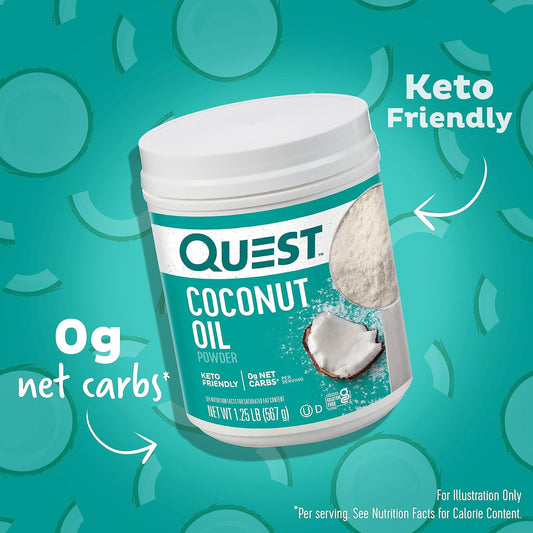 Quest Nutrition Coconut Oil Powder, 56 Servings, 560 g, 1.25 lb56 Serv