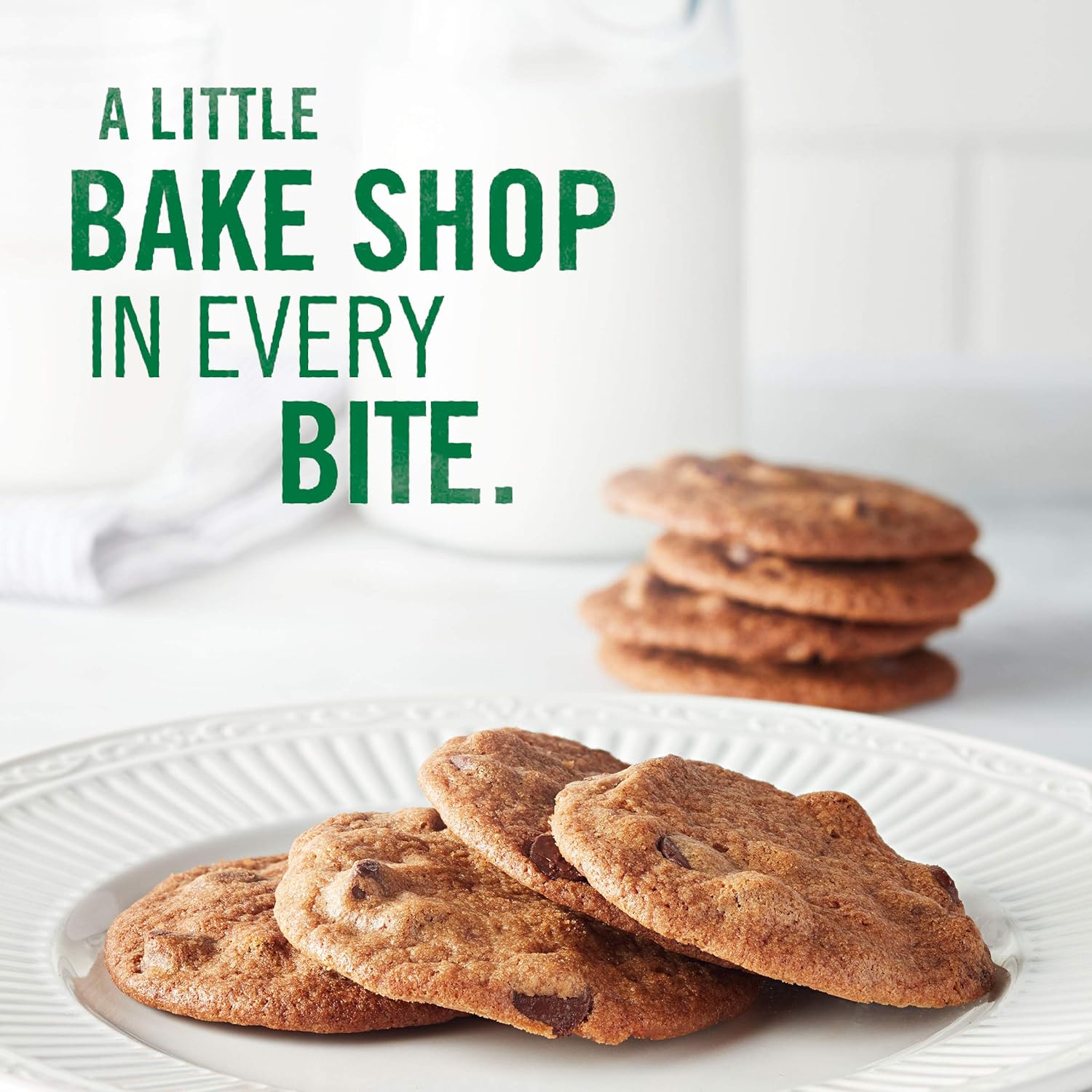 Tate'S Bake Shop Gluten Free Chocolate Chip Cookies, Gluten Free Cookies, 4 - 7 Oz Bags