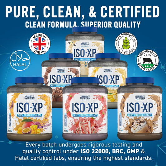 Applied Nutrition ISO XP Whey Isolate - Whey Protein Isolate Powder, ISO-XP Funky Yummy Flavours (1kg - 40 Servings) (Choco Coco) : Amazon.co.uk: Health & Personal Care