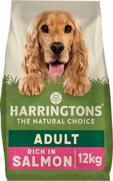 Harringtons Complete Dry Adult Dog Food Salmon & Potato 12kg - Made with All Natural Ingredients?HARRSP-12