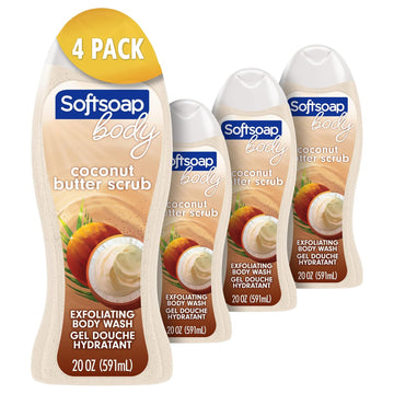 Softsoap Moisturizing Body Wash And Shave Gel, Cool Cucumber Scent, 20 Fl Oz Bottle