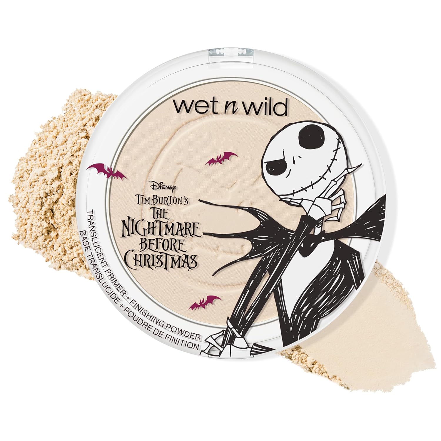 Wet N Wild Nightmare Before Christmas Translucent Primer + Finish Powder