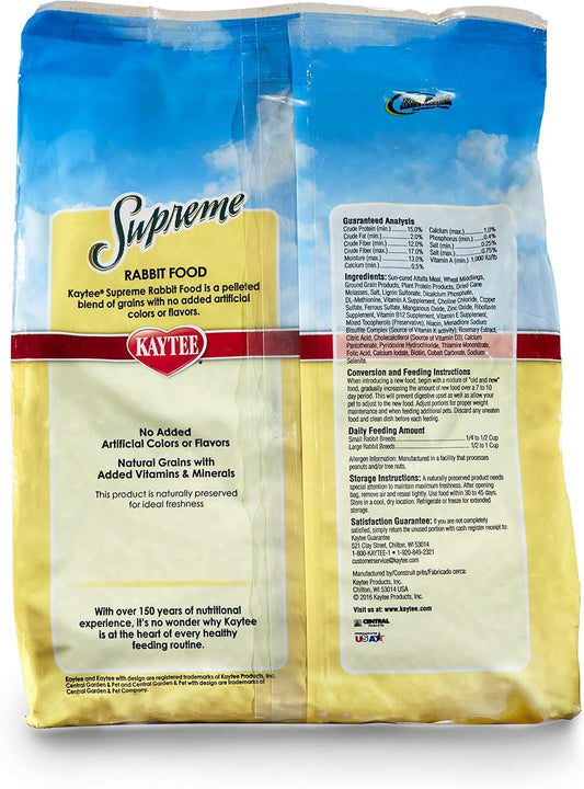 Kaytee Supreme Rabbit Food 5 Lb