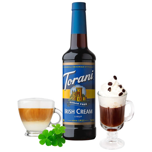 Torani Sugar Free Syrup, Irish Cream, 25.4 Ounces (Pack Of 4)