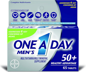One A Day Men'S 50+ Healthy Advantage Multivitamin, 65 Count