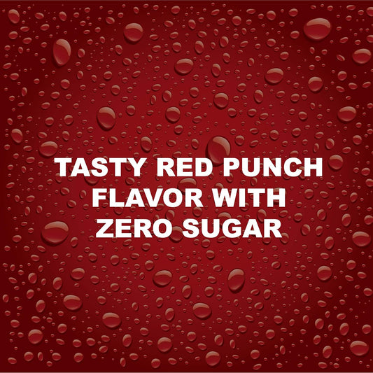 Sunkist Soda Red Punch Singles To Go Drink Mix, 6 Count (Pack Of 12)