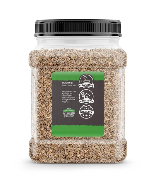 Birch & Meadow 2 Lb Of Whole Caraway Seeds, Meridian Fennel, Mild Anise Flavor