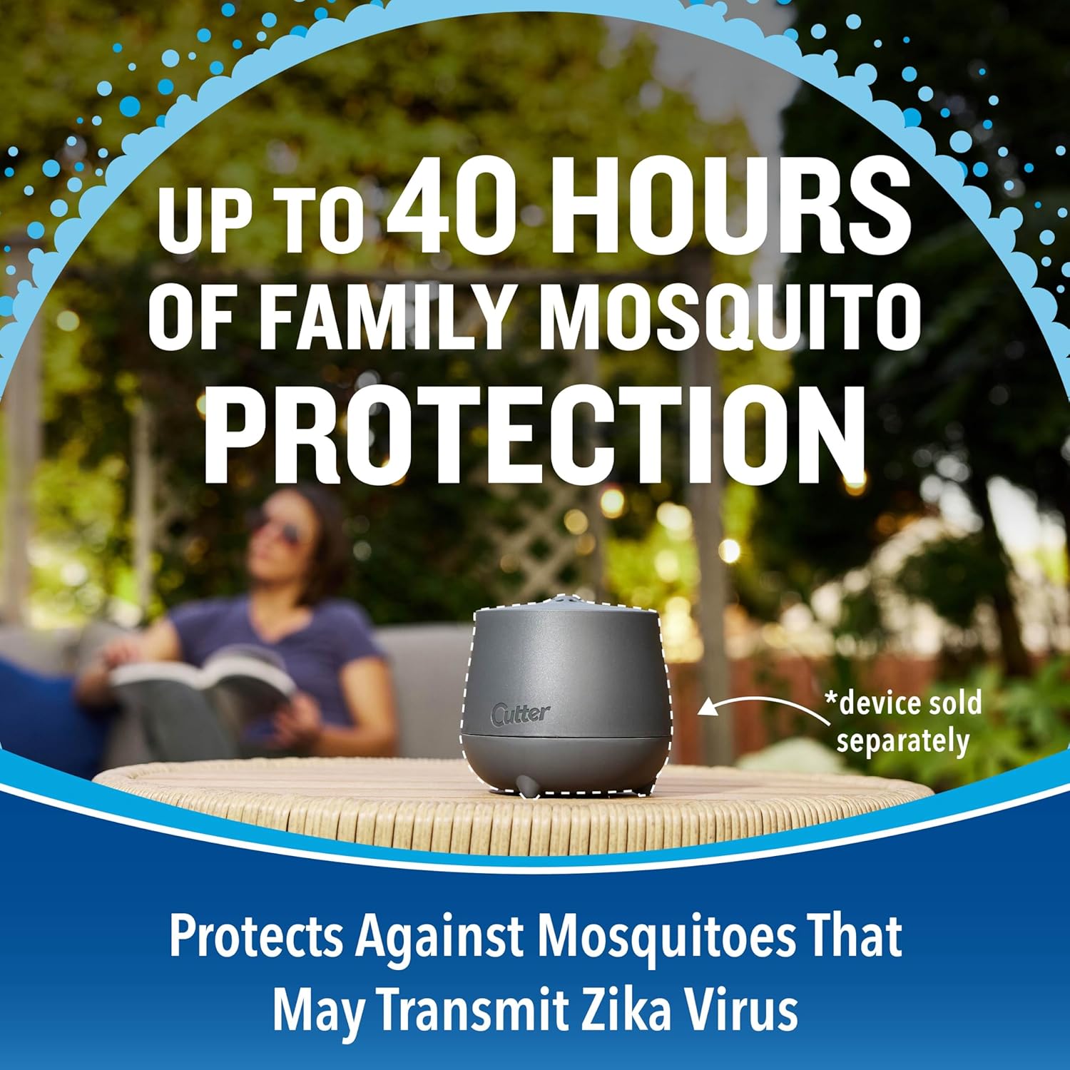 Cutter Mosquito Repellent 40-Hour Refill, Use With Cutter Eclipse Zone Mosquito Repellent Device