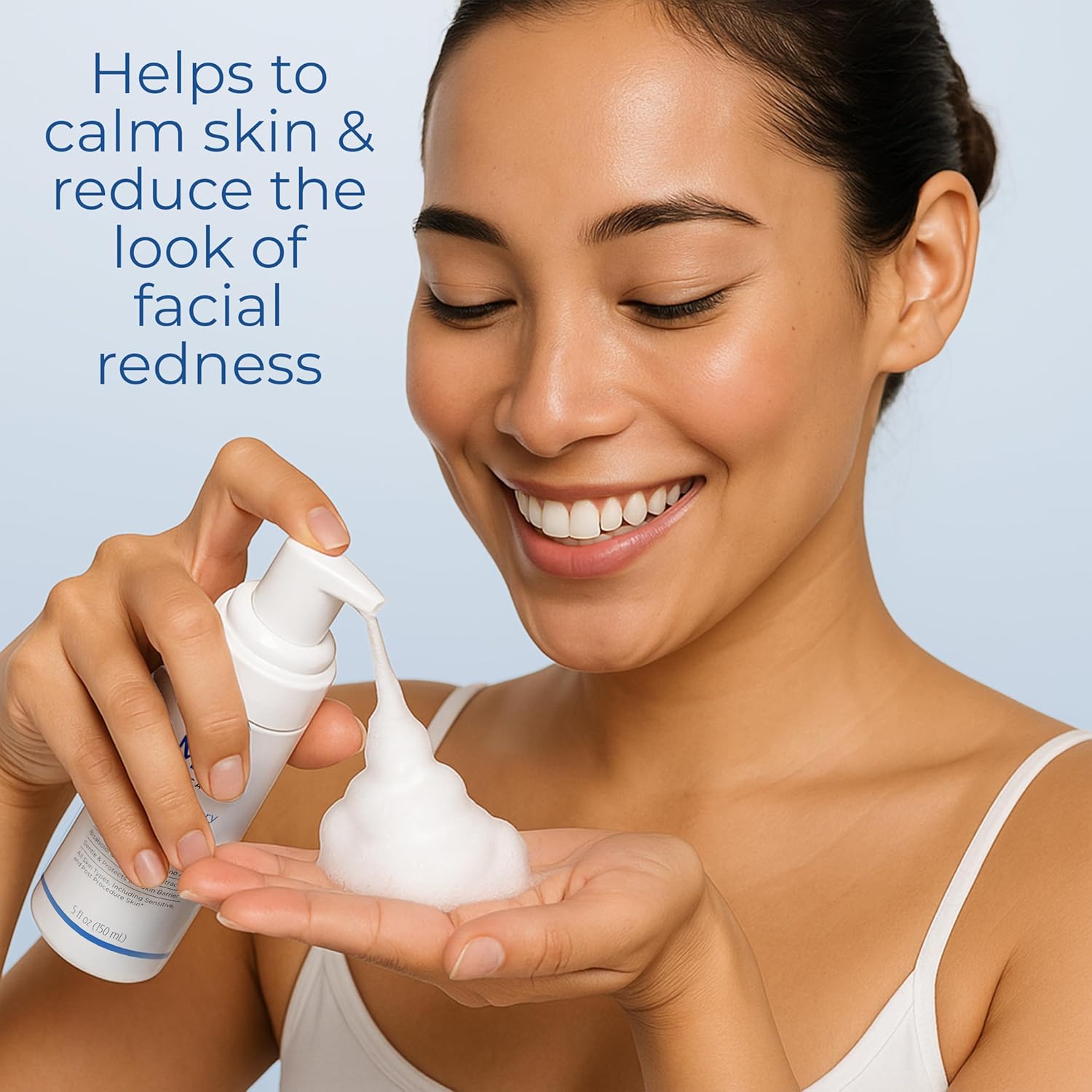 Eltamd Skin Recovery Amino Acid Foaming Cleanser, Gentle Face Cleanser For Sensitive Skin, Proven To Gently Remove Makeup And Sunscreen,Fragrance Free And Noncomedogenic, Foaming Face Wash, 5 Oz : Beauty & Personal Care