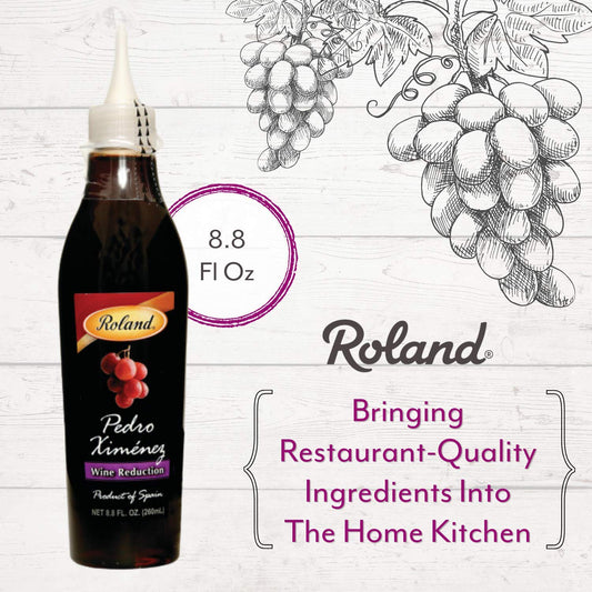 Roland Foods Pedro Ximénez Wine Reduction, Specialty Imported Food, 8.8-Ounce Bottle