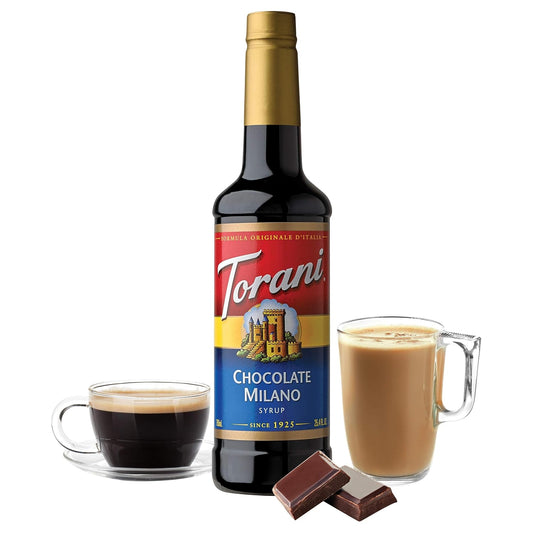 Torani Syrup, Chocolate Milano, 25.4 Ounces (Pack Of 4)