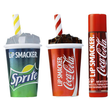 Lip Smacker Coca Cola Collection, lip balm for kids - Coca-Cola & Sprite, trio
