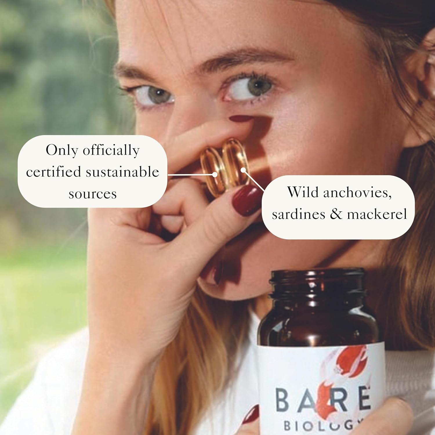 Bare Biology Super Strength Pure Omega 3 Fish Oil 1,460mg - Life & Soul Daily Omega 3 Capsules (1 Month Supply - 60 Capsules) EPA 860mg DHA 440mg, Supports Heart, Brain Function & Eye Health : Amazon.co.uk: Health & Personal Care
