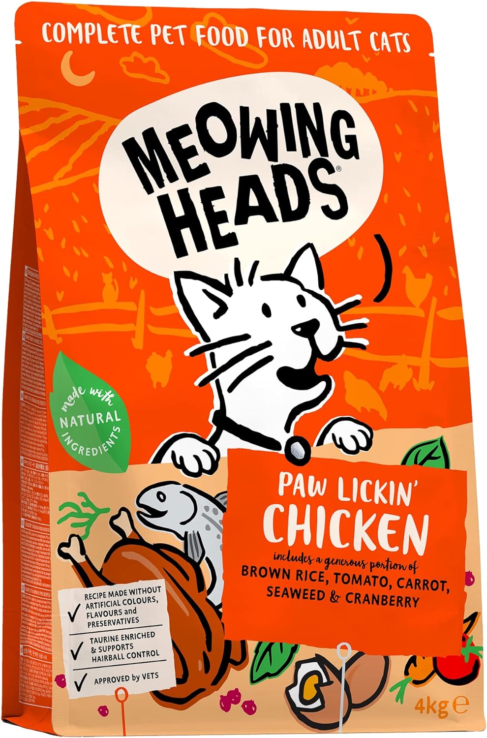 Meowing Heads Paw Lickin’ Chicken 4kg x 1?MCK4