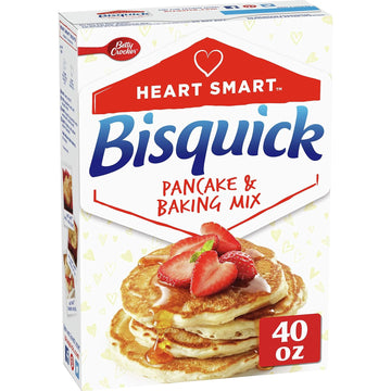 Betty Crocker Heart Smart Bisquick Pancake and Baking Mix, Low-fat & Cholesterol-free, 40 oz