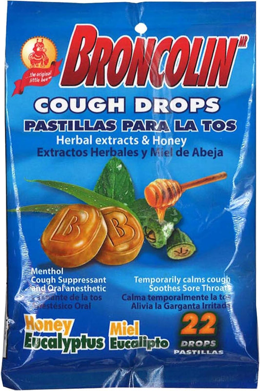 Broncolin Honey-Eucalyptus Bag : Health & Household