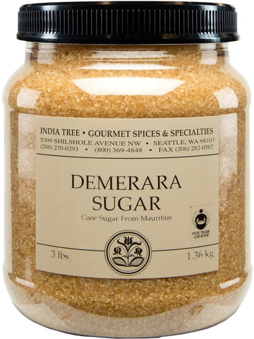 India Tree Demerara Sugar, 3 Lb 3 Pound (Pack Of 2)