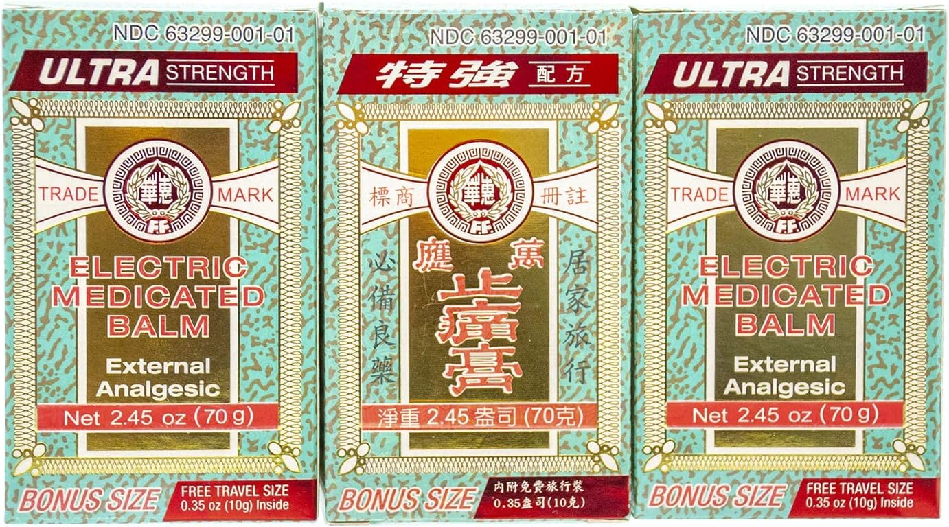 Ultra Strength Fei Fah Electric Medicated Balm (L) (2.45 Oz)
