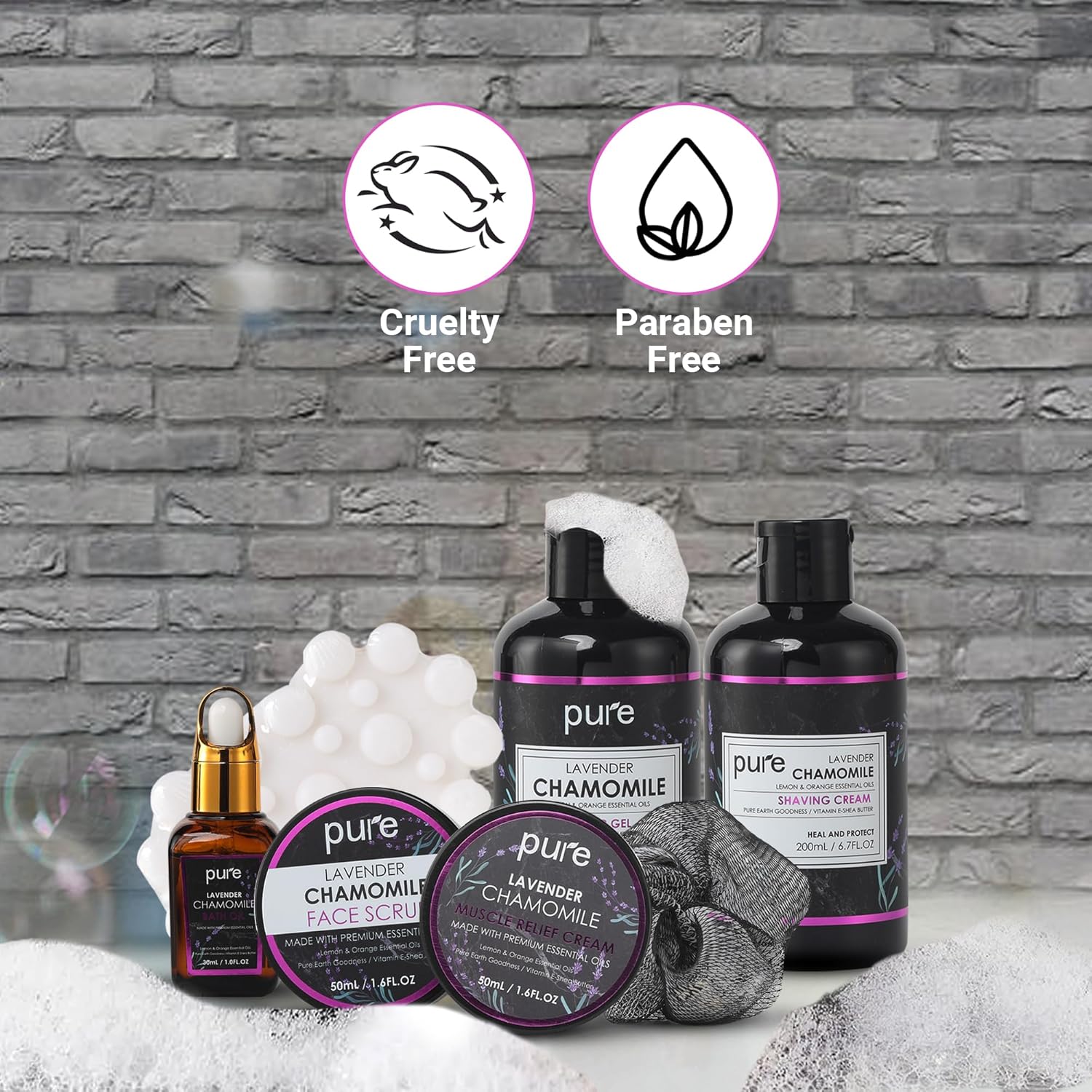 Lavender Bath Spa Gift Set For Men Women And Couples! Best Spa Set For Birthday Valentines Gift (8 Pc) : Beauty & Personal Care