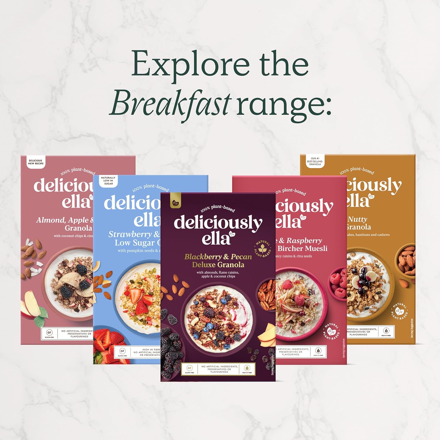 Deliciously EllaNutty Granola, 380g : Amazon.co.uk: Grocery