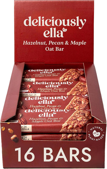 Deliciously Ella Oat Bars (Hazelnut, Pecan & Maple (16 Bars))