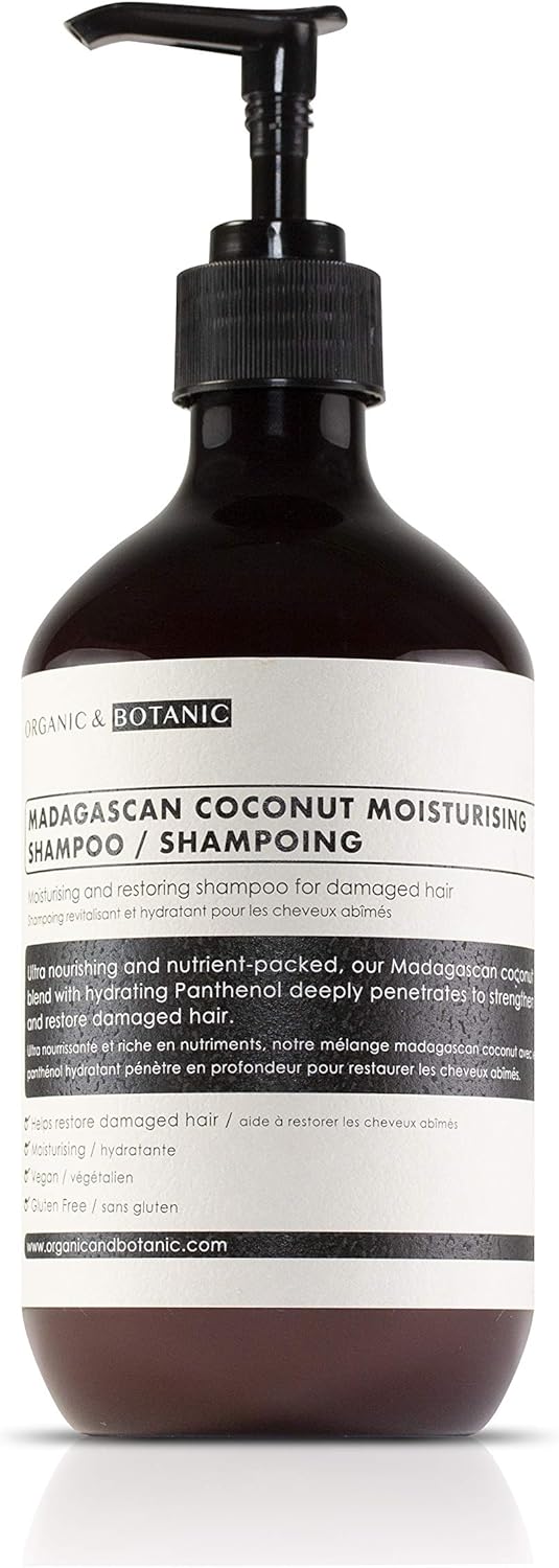 Organic & Botanic Madagascan Coconut Moisturising Shampoo 500Ml
