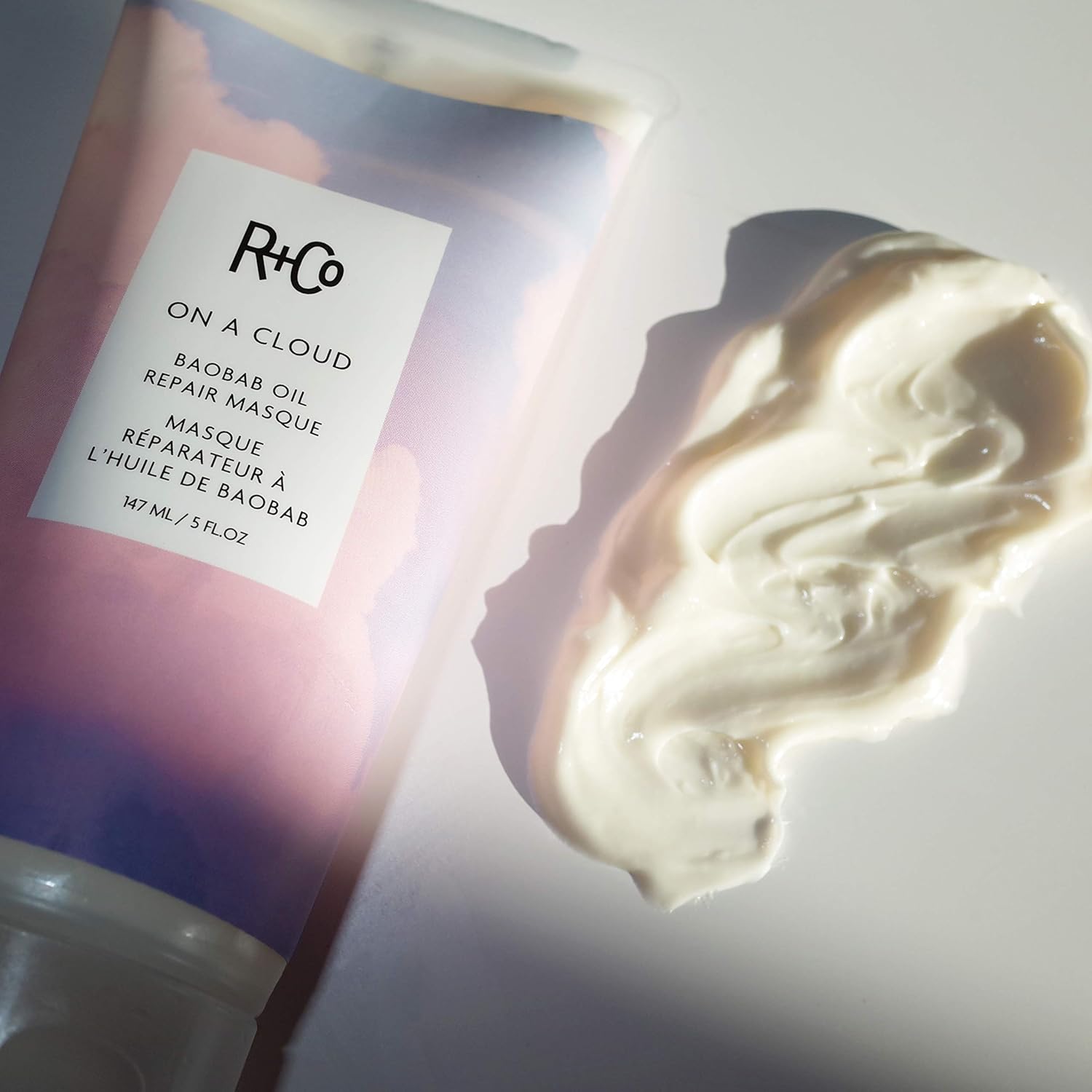 R+Co On A Cloud Baobab Oil Repair Masque | Delivers Nourishment + Strength + Elasticity | Vegan + Cruelty-Free | 5 Oz : Beauty & Personal Care