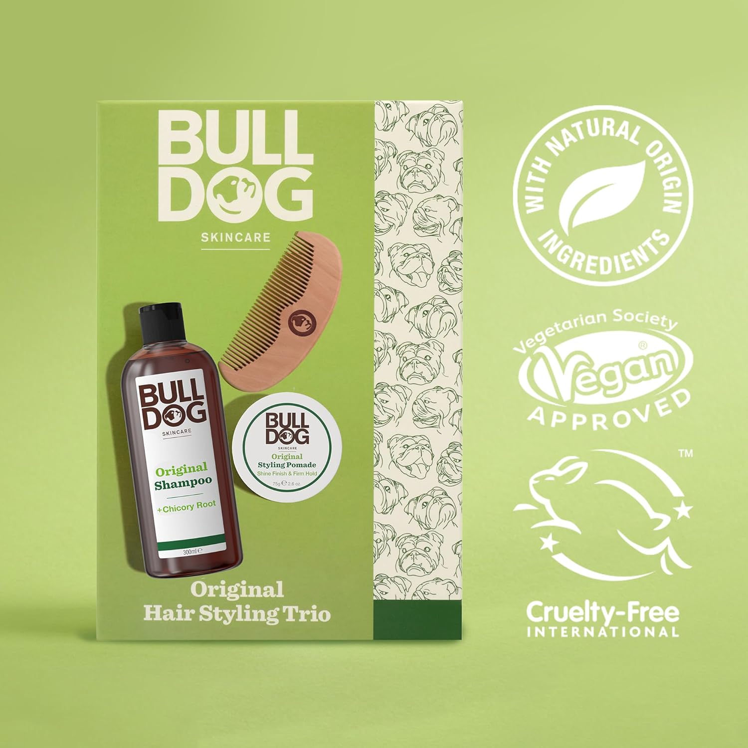 BULLDOG SKINCARE - Original Hair Styling Trio Giftset for Men | Hair Care Kit : Amazon.co.uk: Beauty