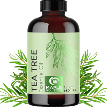 Pure Tea Tree Oil For Skin - 100% Pure Tea Tree Essential Oil For Scalp Care Aromatherapy And Natural Cleaning Solution - Super Potent Aaa Non Gmo Australian Tea Tree Oil For Hair Skin And Nails