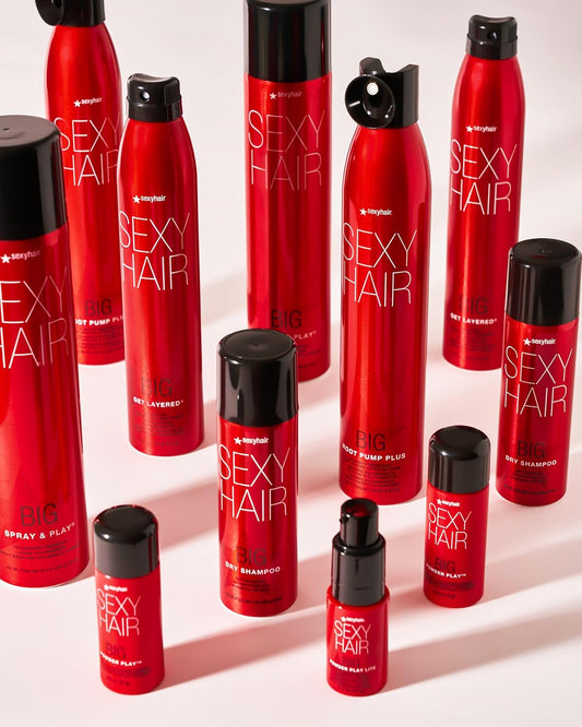 Sexyhair Big Root Pump Volumizing Spray Mousse Travel Size, 1.6 Oz | Volume With Medium Hold | Up To 72 Hour Humidity Resistance