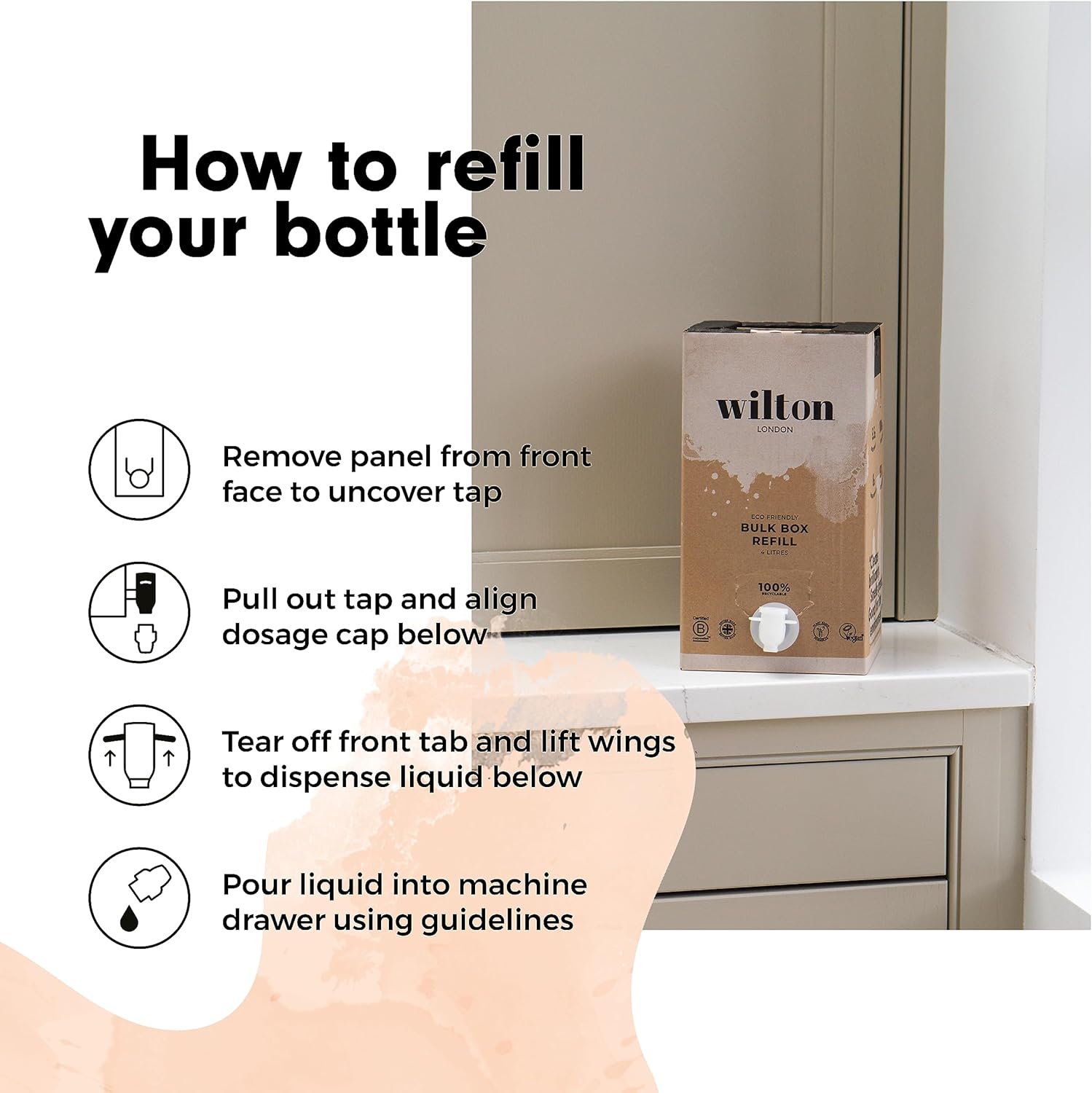 Wilton London Cedarwood Fabric Conditioner Refills - 160 Washes - Plant-based & Biodegradable Softner - 100% Recyclable - Less Plastic - Essential Oils - Made in UK - 4L : Amazon.co.uk: Grocery