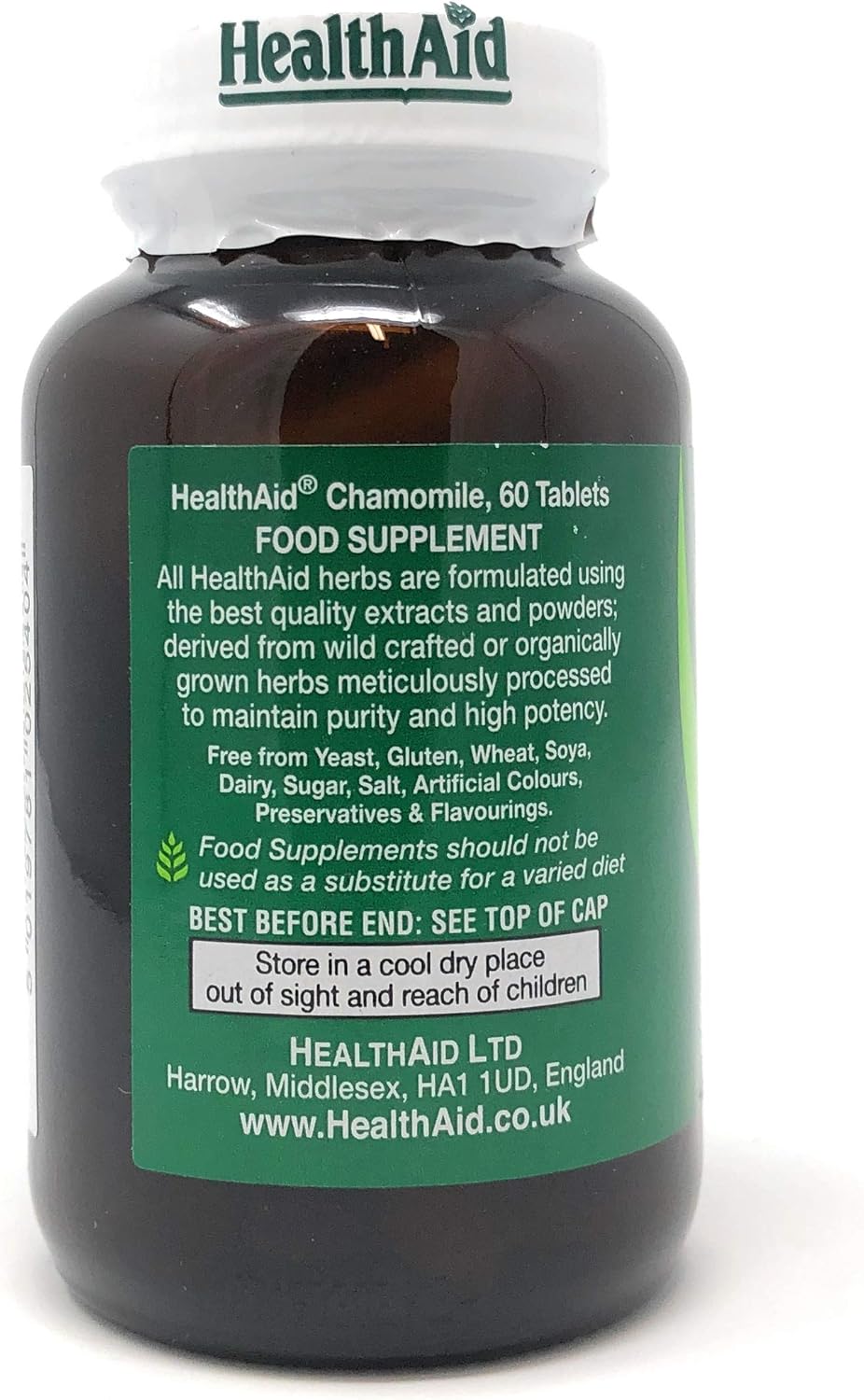 HealthAid Chamomile 550mg 60 Tablets : Amazon.co.uk: Health & Personal Care