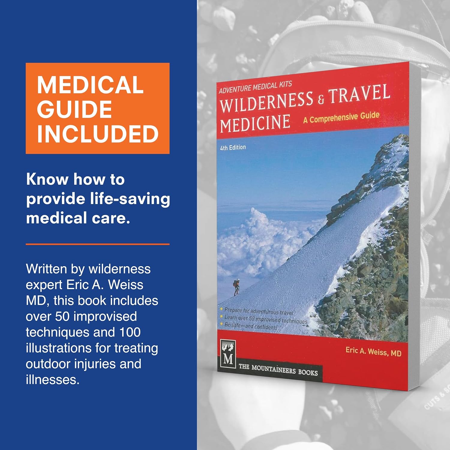 Adventure Medical Kits Mountain Series, Backpacker Medical Kit - 96 Pieces : Health & Household