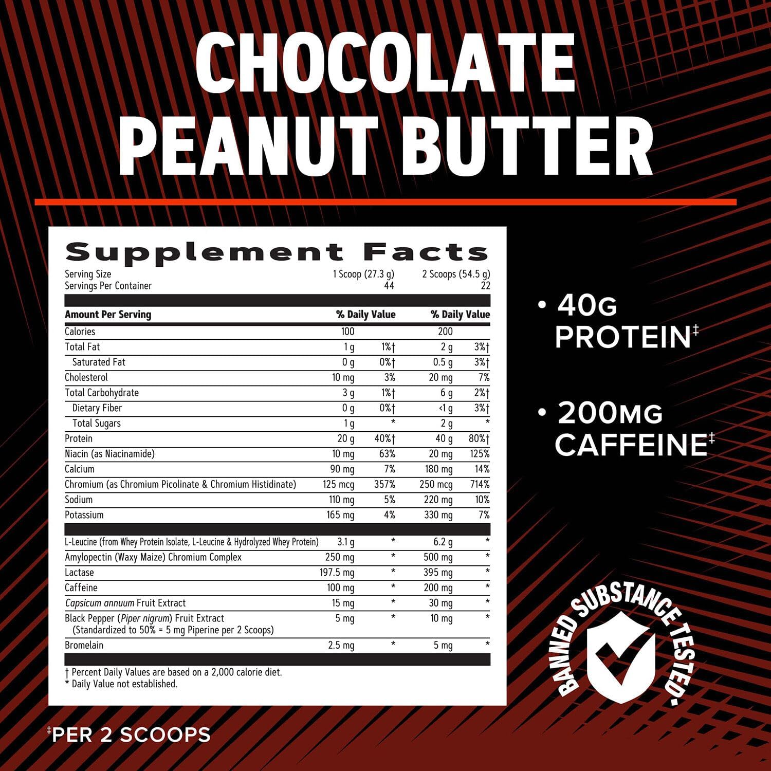 Gnc Amp Wheybolic Ripped Protein Powder & Thermogenic Protein Supplement, Muscle Strength & Size, Energy & Endurance, 40G Protein, 6.2G Leucine, 15G Eaa, Caffeine, Strawberries And Cream, 9 Servings