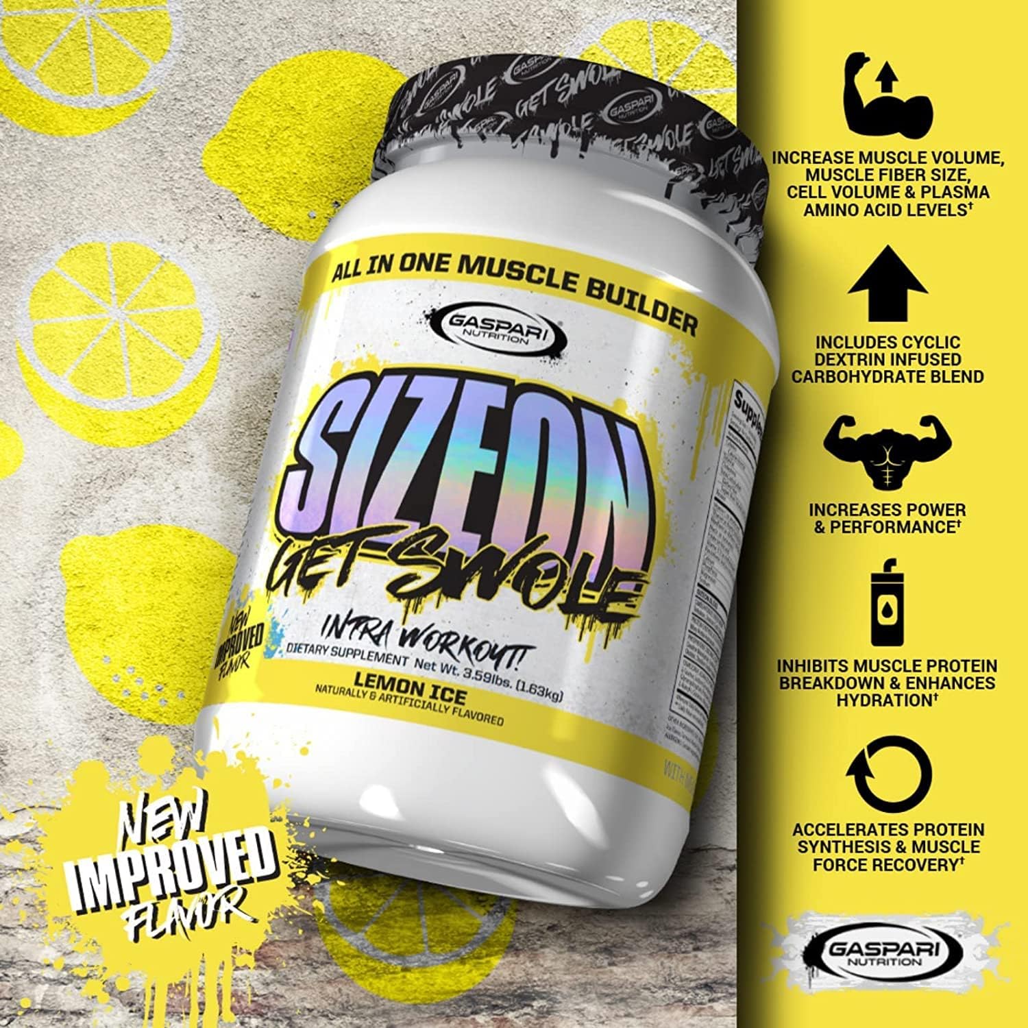 Gaspari Nutrition - SizeOn - The Ultimate Hybrid Intra-Workout Amino A
