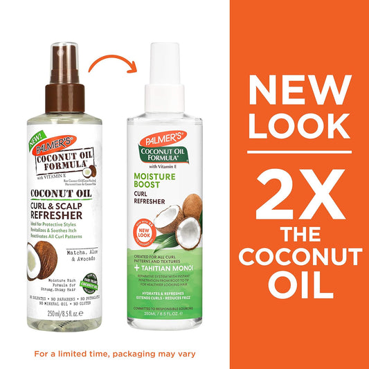 Palmer's Coconut Oil Formula Moisture Boost Curl Refresher Spray, 8.5 Ounce