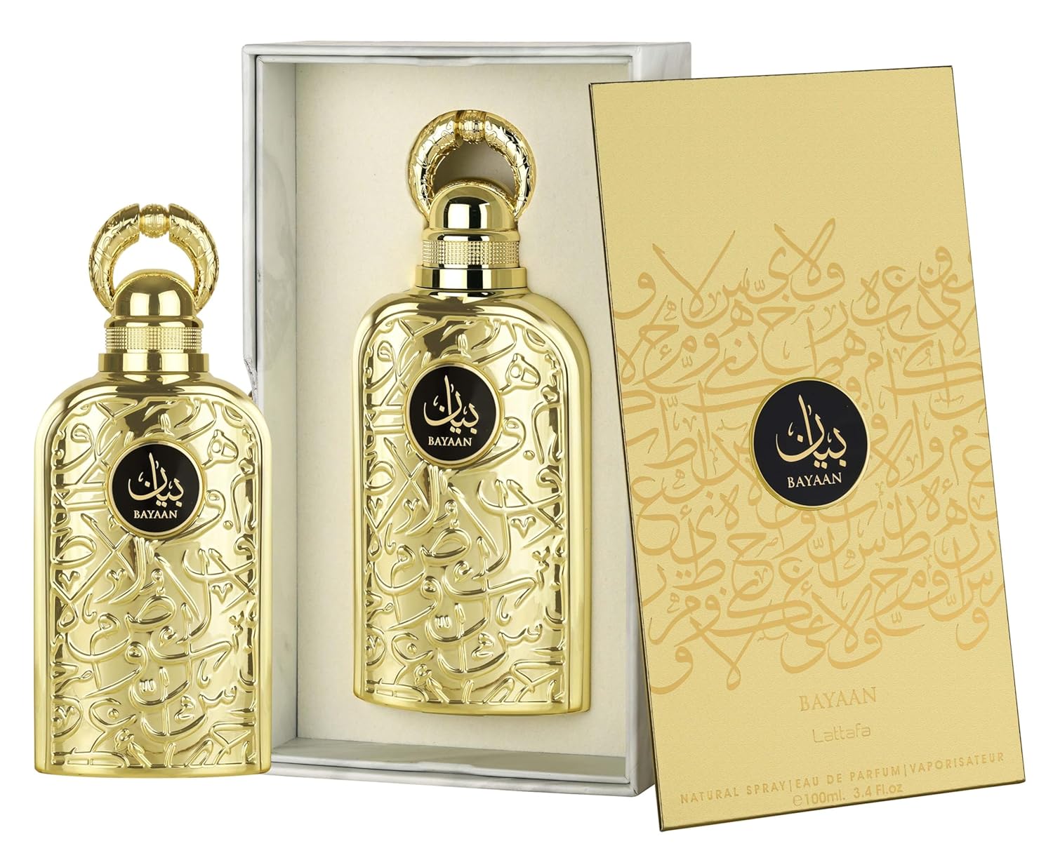Lattafa Bayaan Eau De Parfum Spray For Women, 3.4 Ounce : Beauty & Personal Care