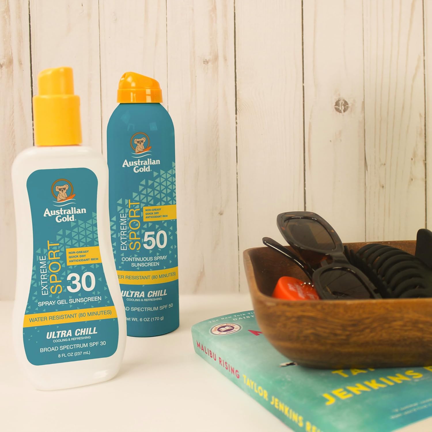 Australian Gold Extreme Continuous Spray Sunscreen Spf 30, Broad Spectrum, Sweat And Water Resistant, Non-Greasy, Oxybenzone Free, Cruelty Free, Sport-New, Coastal Breeze, 6 Ounce : Beauty & Personal Care