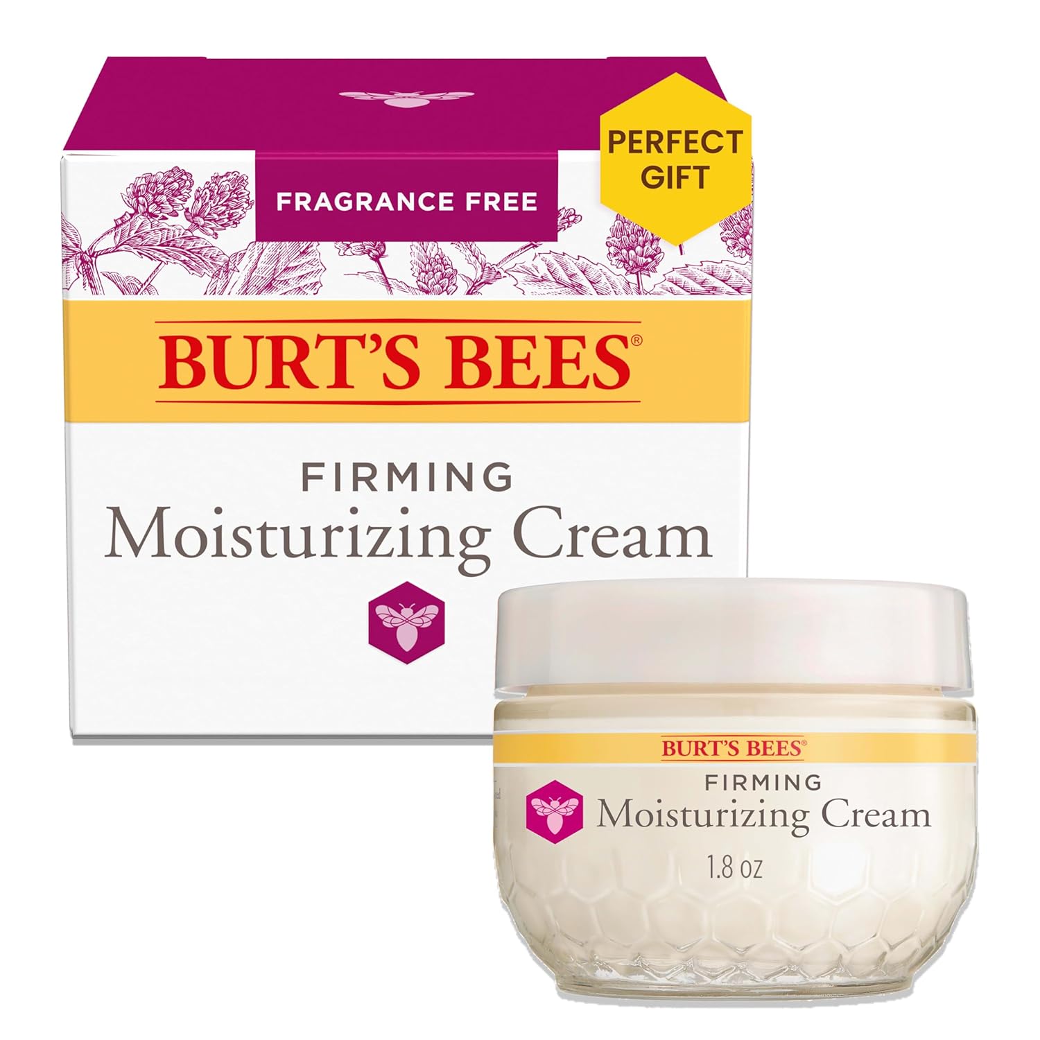 Burt'S Bees Renewal Firming Face Cream, Anti-Aging Retinol Alternative, Mothers Day Gifts For Mom, Moisturizing Natural Origin Skin Care, 1.8 Ounce (Packaging May Vary)